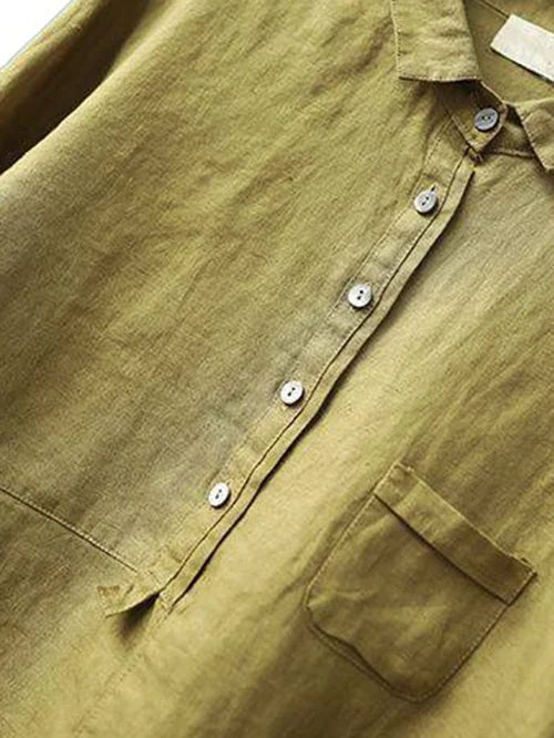 Rhea - Timeless Linen Shirt