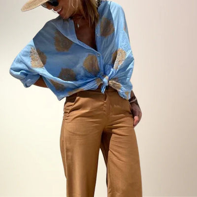 Gaby - Elegant Cotton Blouse