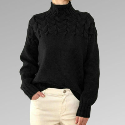 Ciana - Timeless Cable Knit Sweater