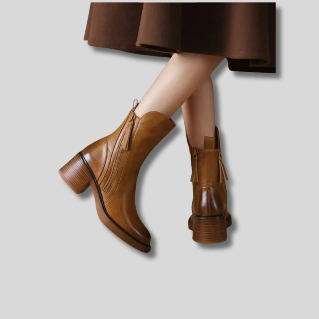 Valorine - Élégantes Bottes En Cuir