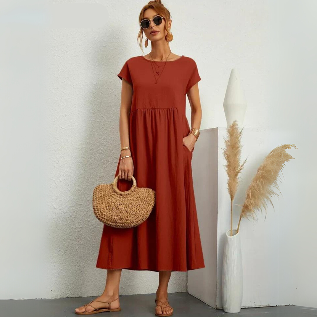 Isla - Effortless Casual Midi Dress