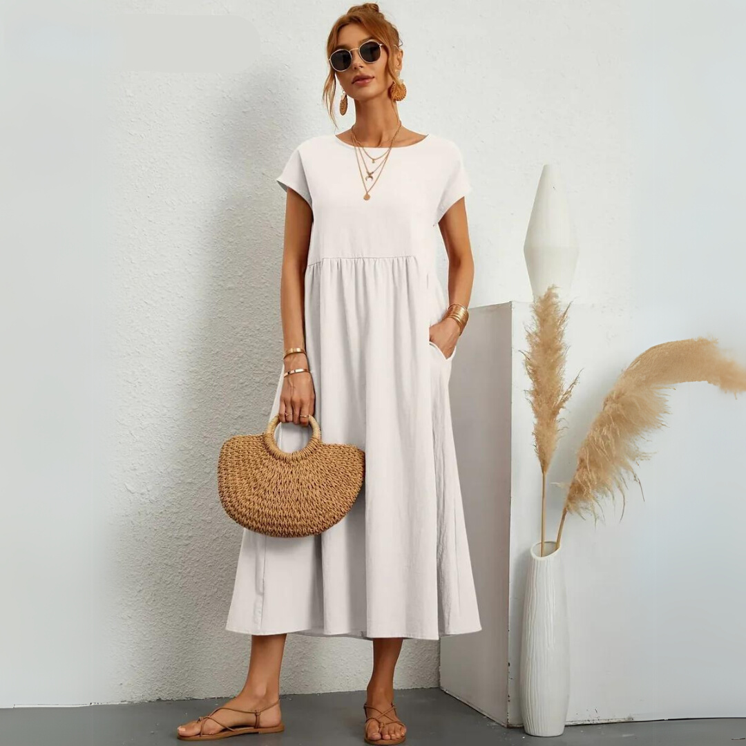 Isla - Effortless Casual Midi Dress