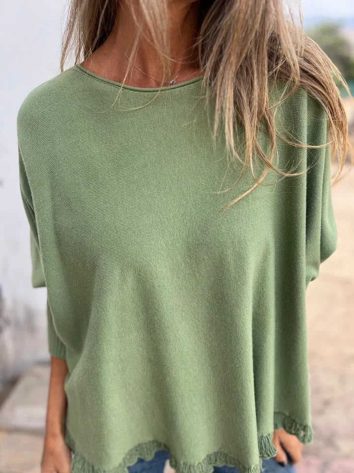 Talia - Versatile Cotton Blend Sweater