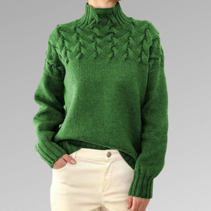 Ciana - Timeless Cable Knit Sweater