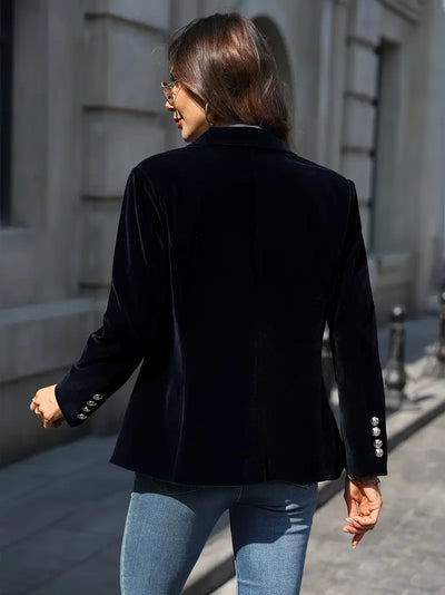 Isla - Elegant Velvet Blazer