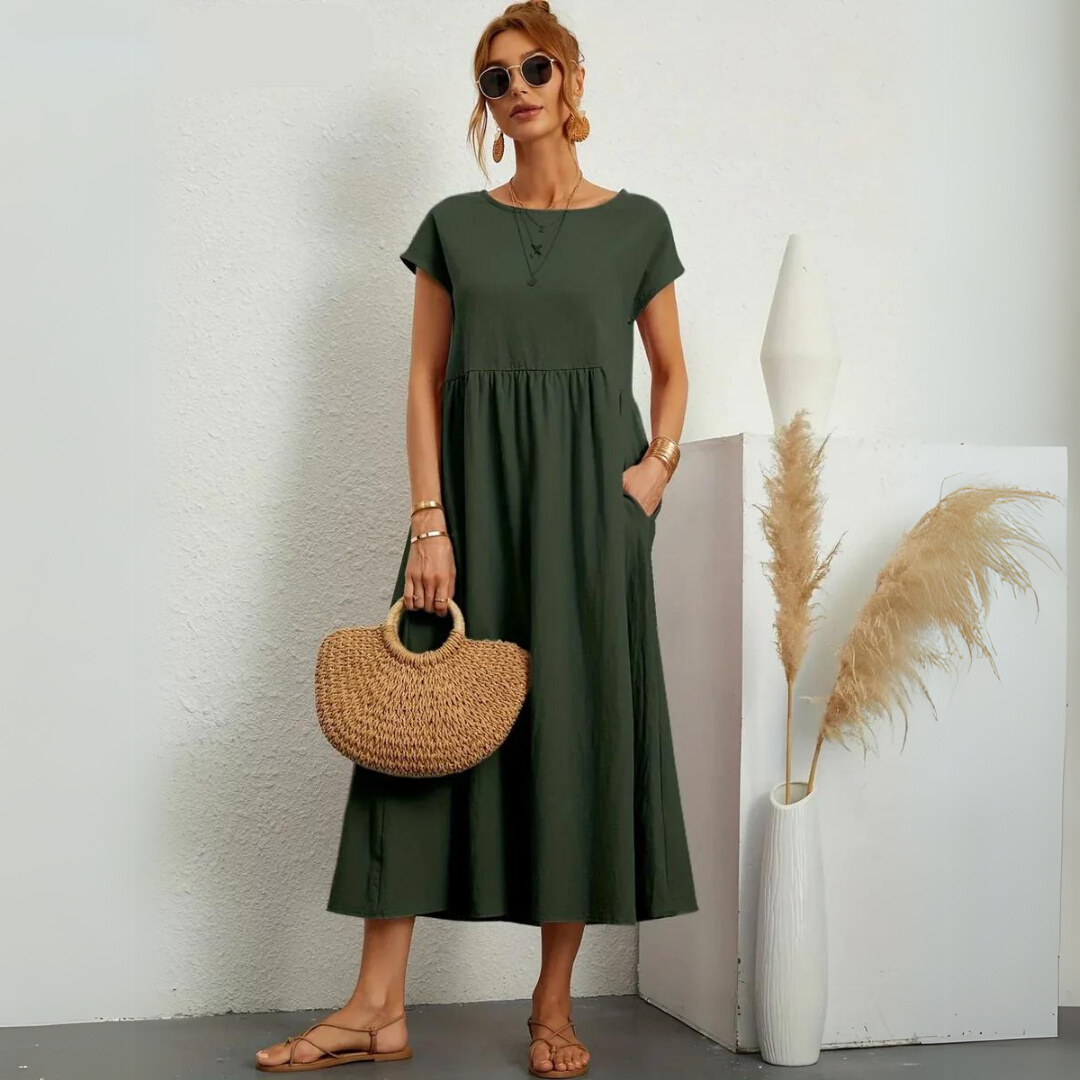 Isla - Effortless Casual Midi Dress