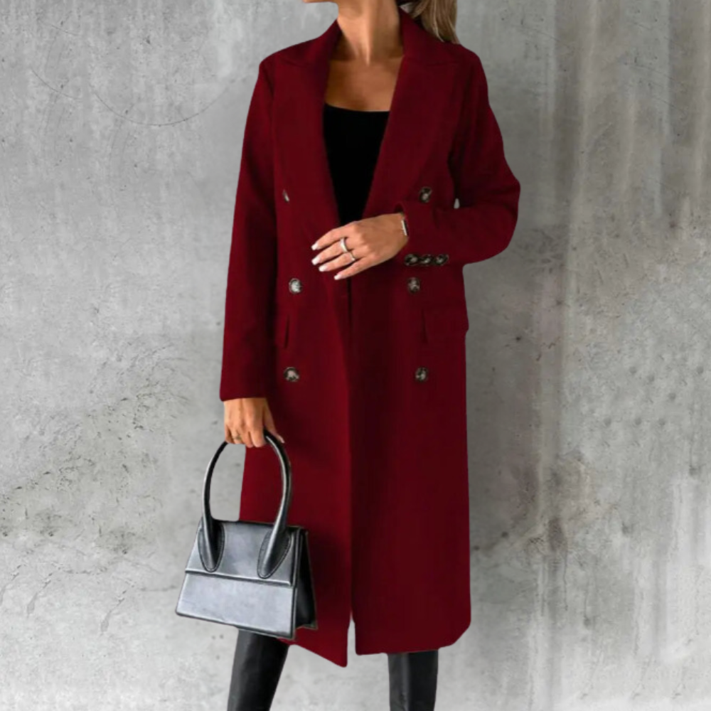 Aurelia – Luxurious Wool Trench Coat