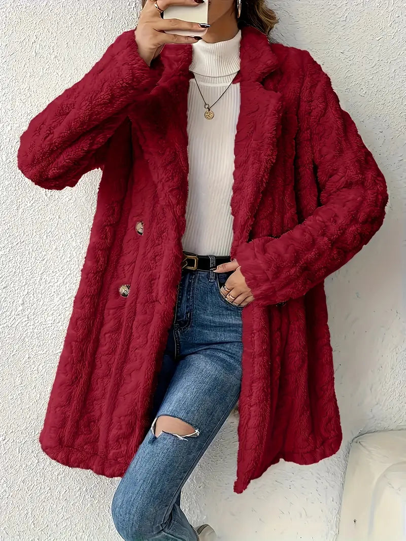 Léa - Cozy Faux Fur Coat