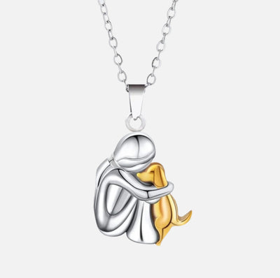Alva - Timeless Dog Pendant Necklace