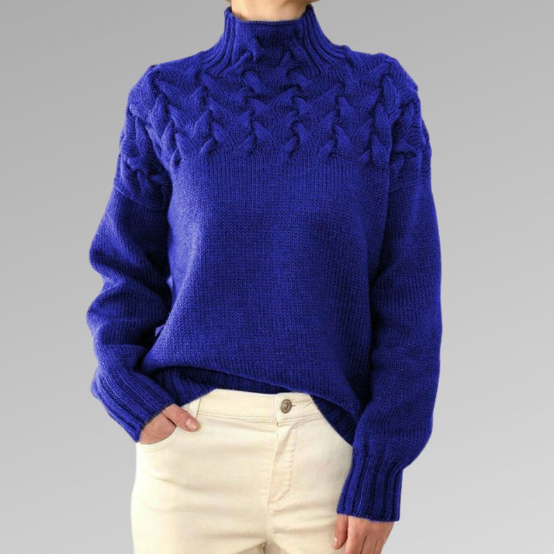 Ciana - Timeless Cable Knit Sweater