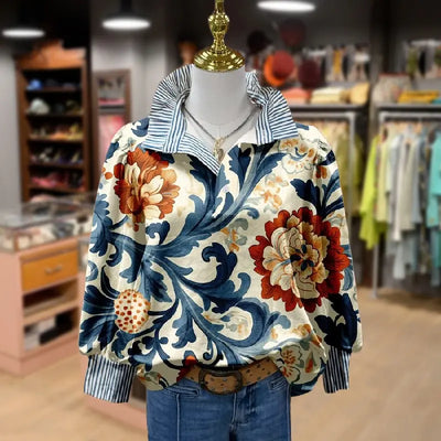 Serenity - Classic Floral Blouse