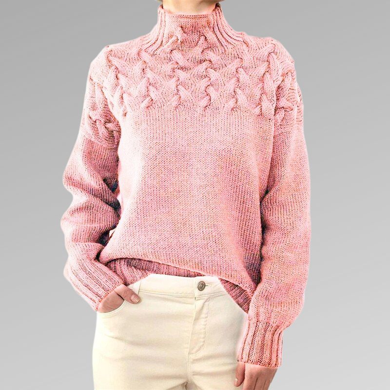Ciana - Timeless Cable Knit Sweater