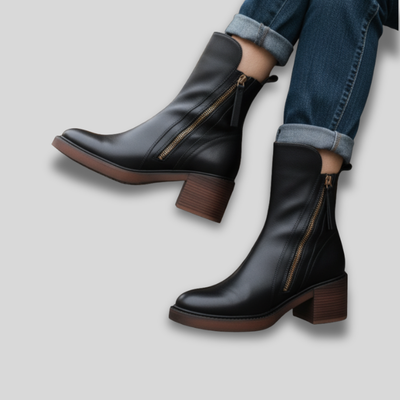 Valorine - Élégantes Bottes En Cuir