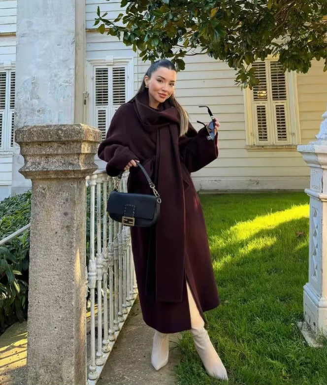 Bordeaux - Wrap Coat