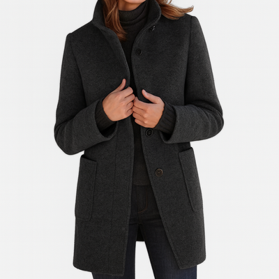 Marionne - Elegant Wool Blend Jacket