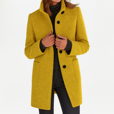 Marionne - Elegant Wool Blend Jacket
