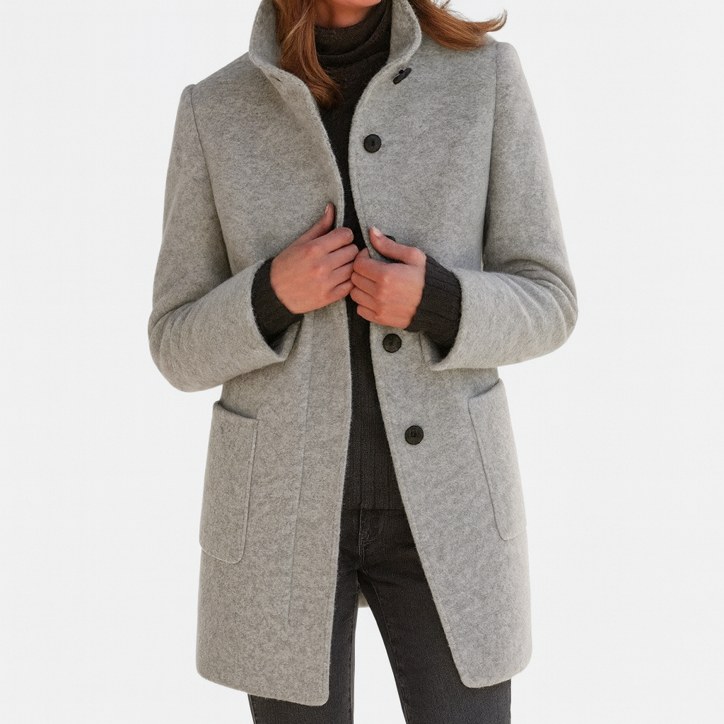 Marionne - Elegant Wool Blend Jacket