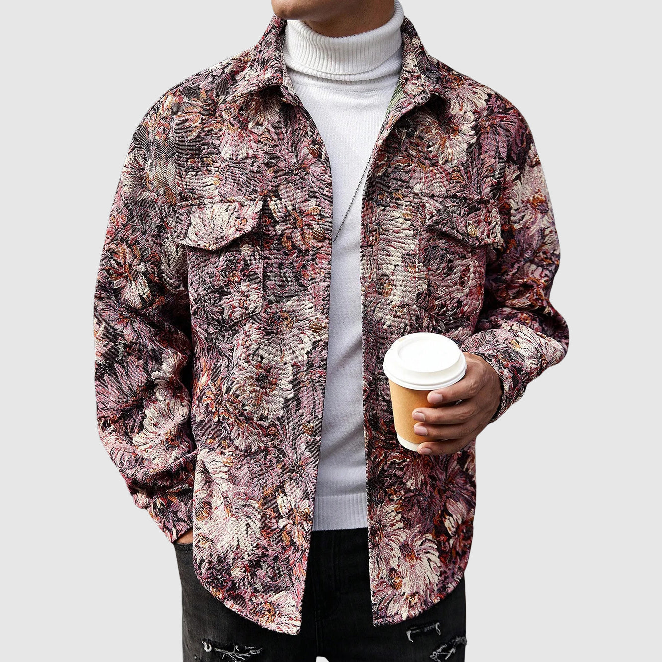 Davide Costa Casual Bloom Jacket