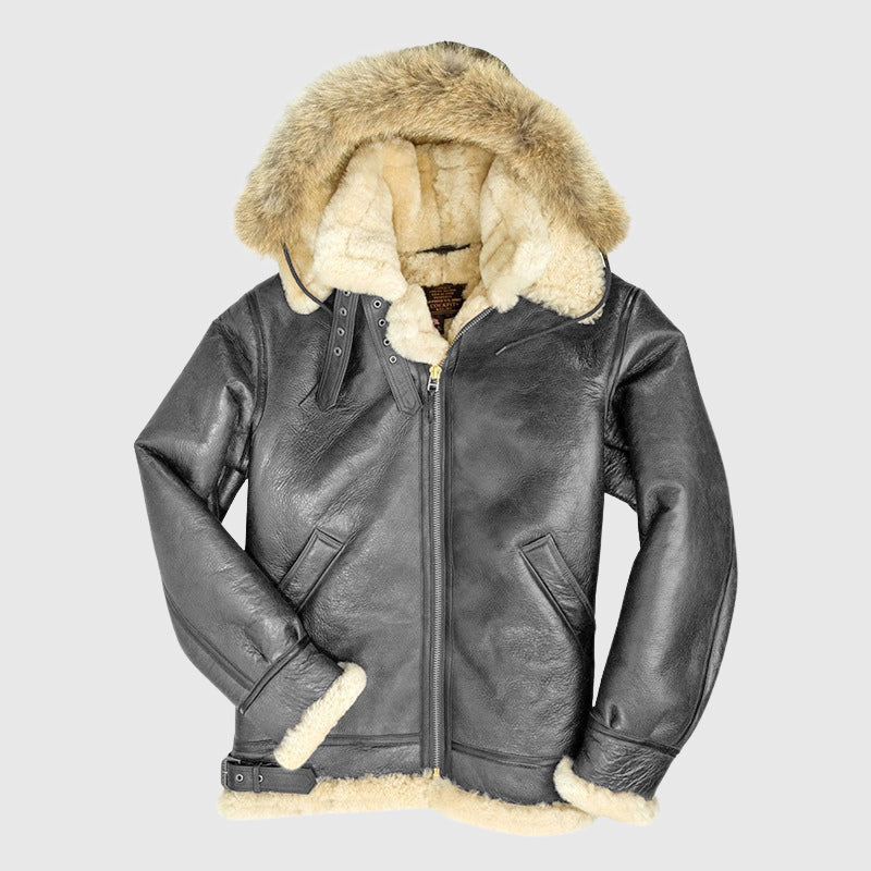 Davide Costa Fur Lined Pilot Jacket