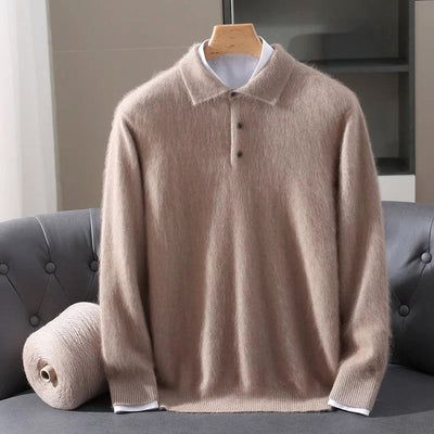 Davide Costa Cashmere Polo Sweater