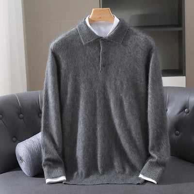 Davide Costa Cashmere Polo Sweater