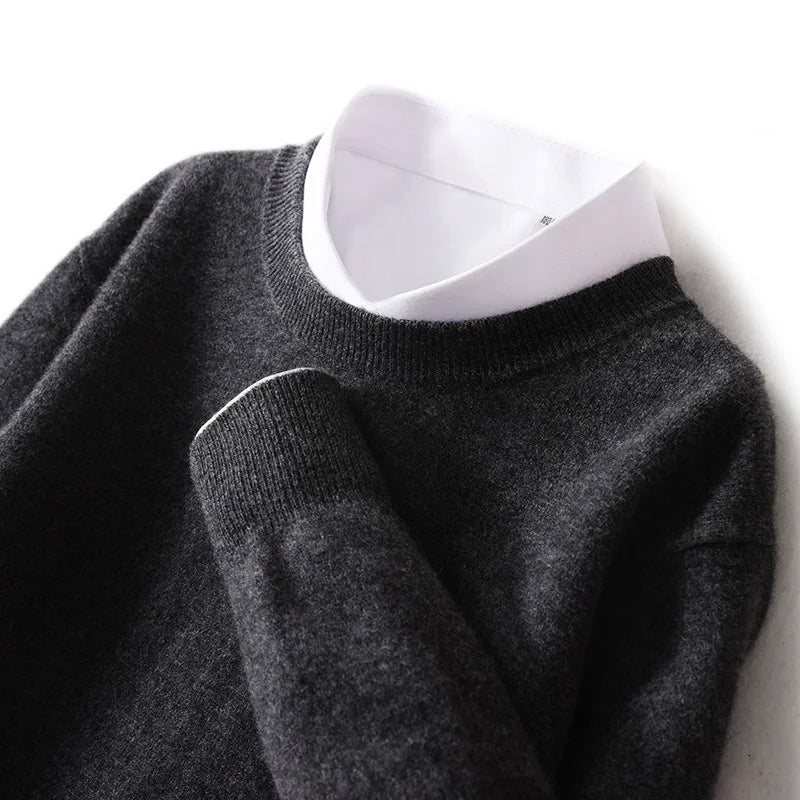 Davide Costa Woolen Crew Neck Sweater