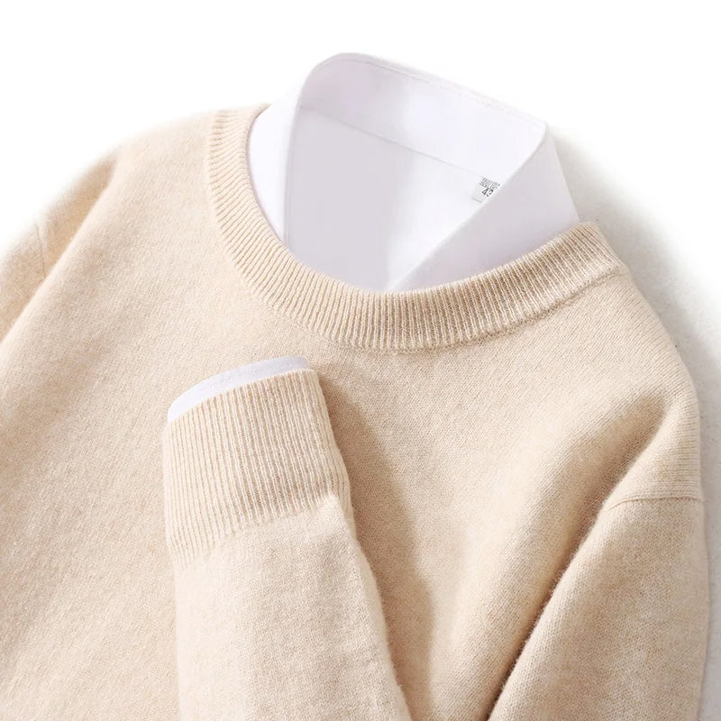 Davide Costa Woolen Crew Neck Sweater