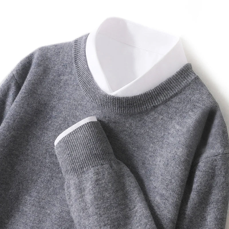 Davide Costa Woolen Crew Neck Sweater