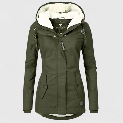 Seravia - Water-Repellent Autumn Jacket with Hood
