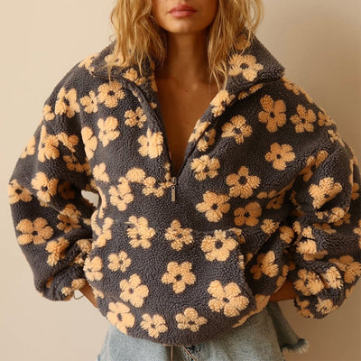 Daisy™ | Warm Fleece Hoodie Bloom