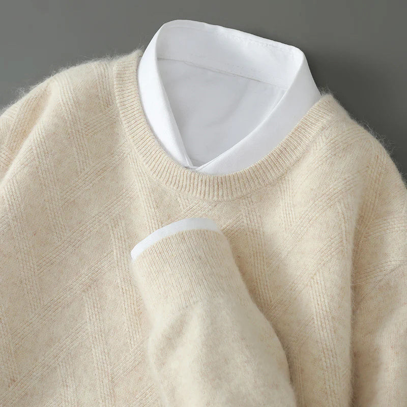 Marco De Luca Cashmere Textured Sweater