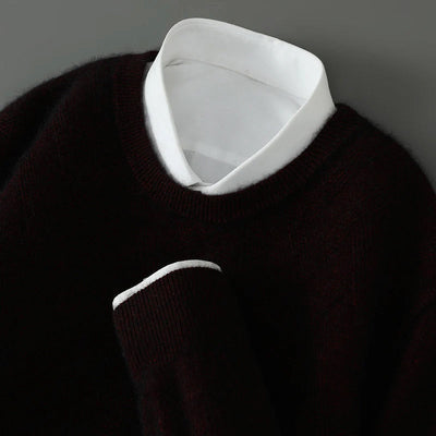 Marco De Luca Cashmere Textured Sweater