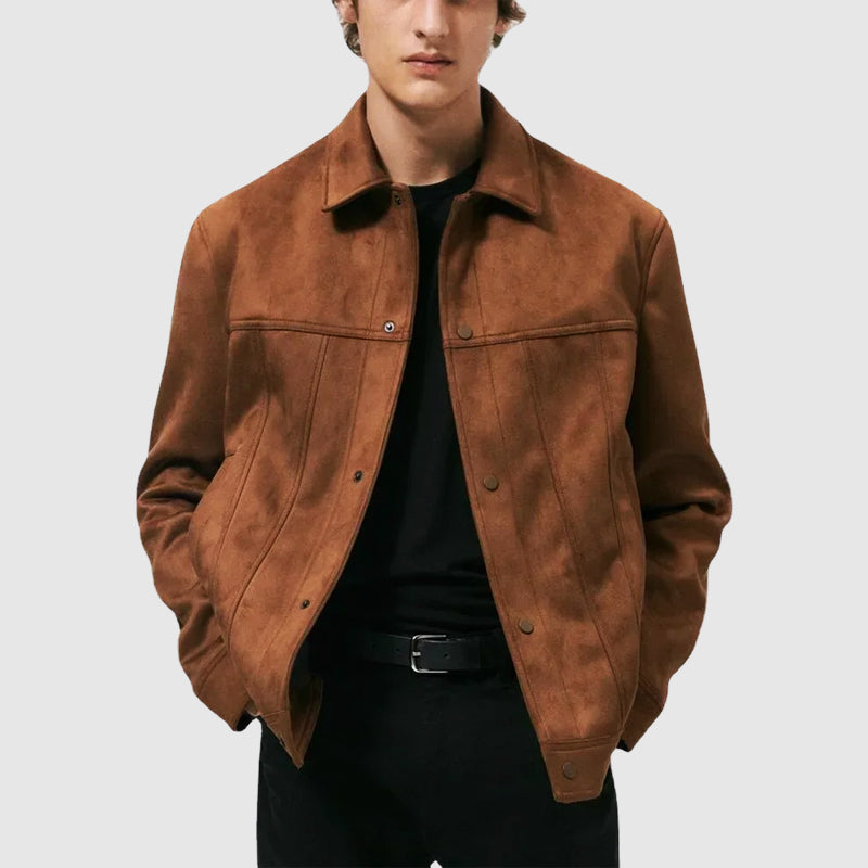 Marco De Luca Viterbo Suede Jacket