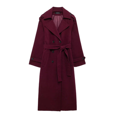 Bordeaux - Wrap Coat
