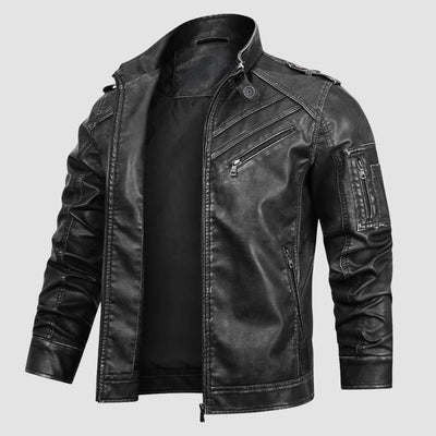 Onyx Biker Streetwear Leather Jacket