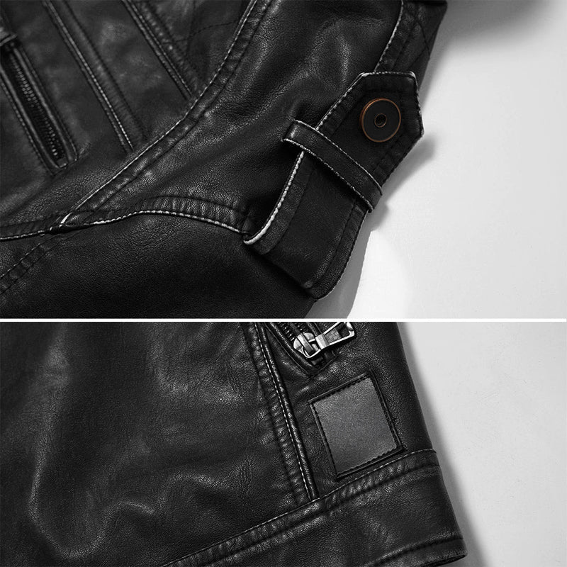 Onyx Biker Streetwear Leather Jacket