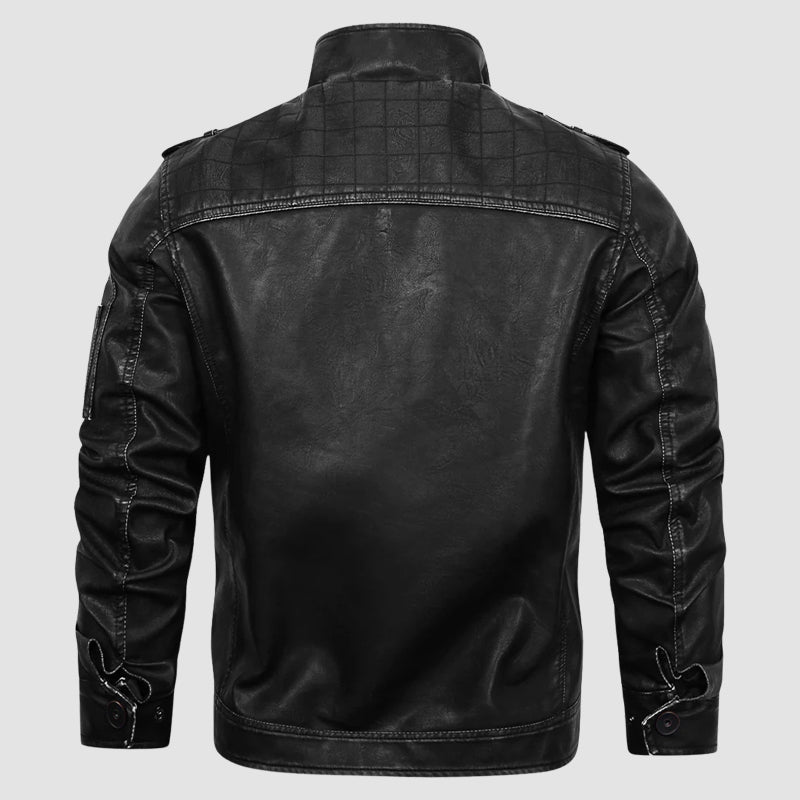 Onyx Biker Streetwear Leather Jacket