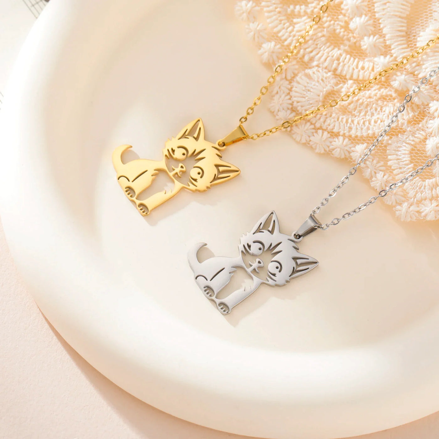 Kitty - Charming Stainless Steel Pendant