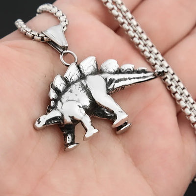 Dino Charm - Durable Stainless Steel Necklace