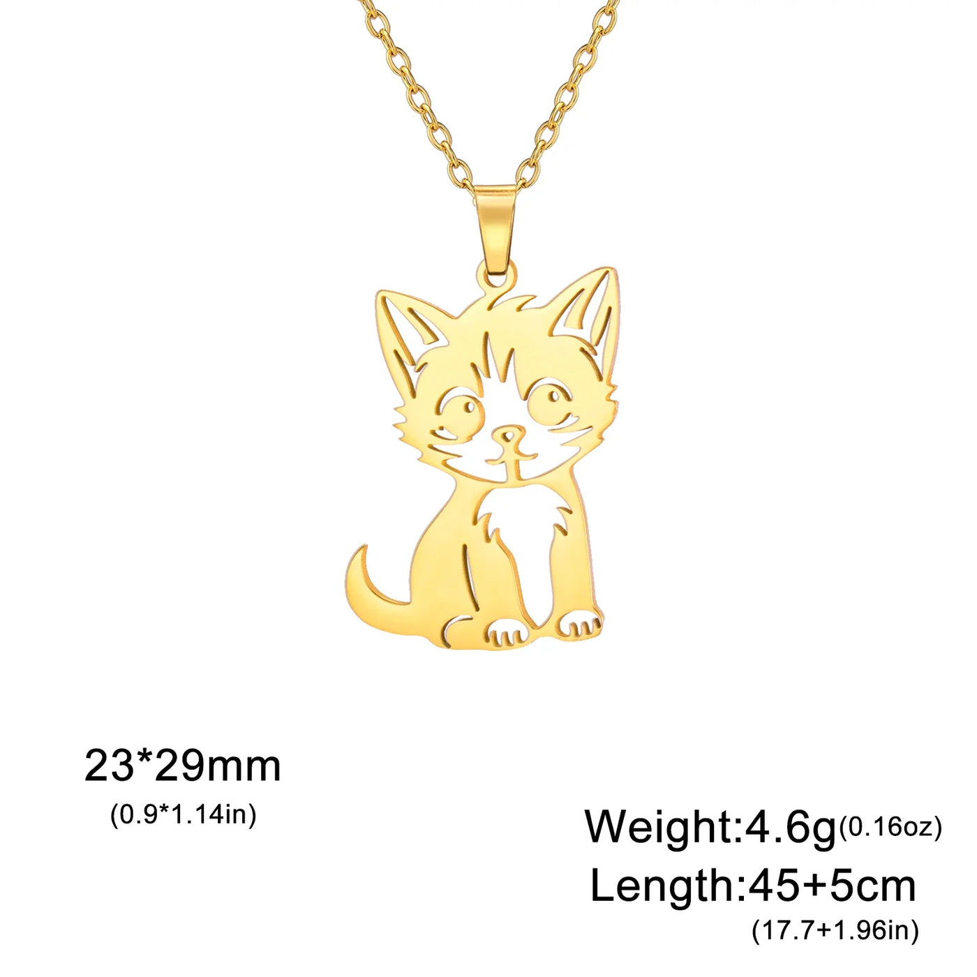 Kitty - Charming Stainless Steel Pendant