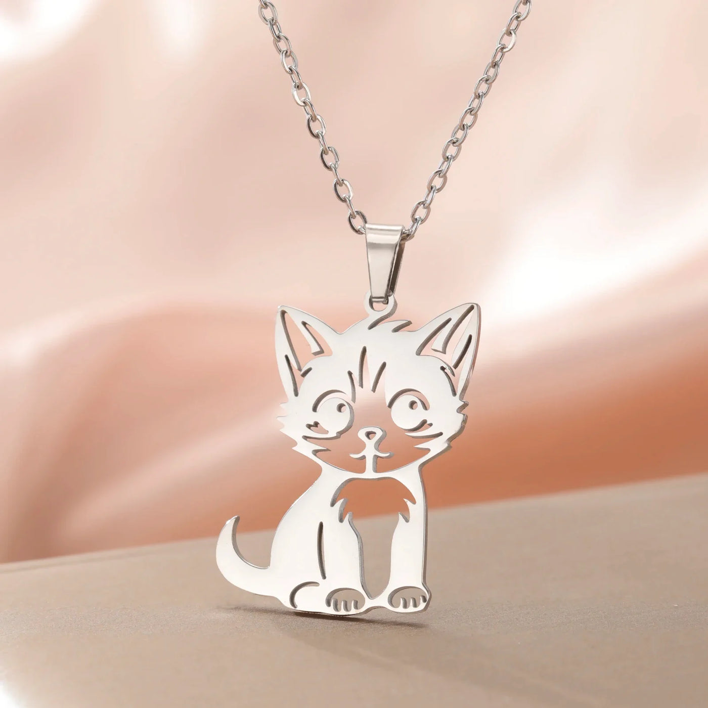 Kitty - Charming Stainless Steel Pendant