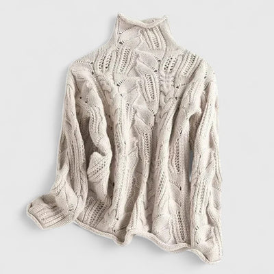 Rielle - Cozy Cable Knit Sweater