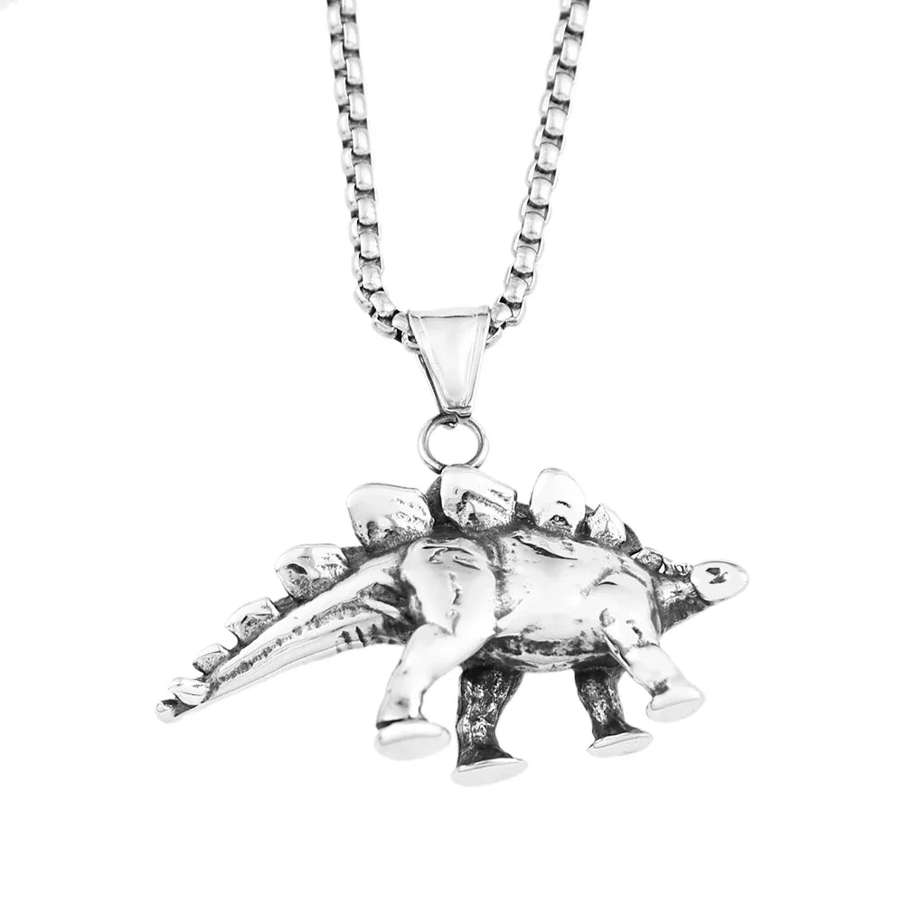Dino Charm - Durable Stainless Steel Necklace