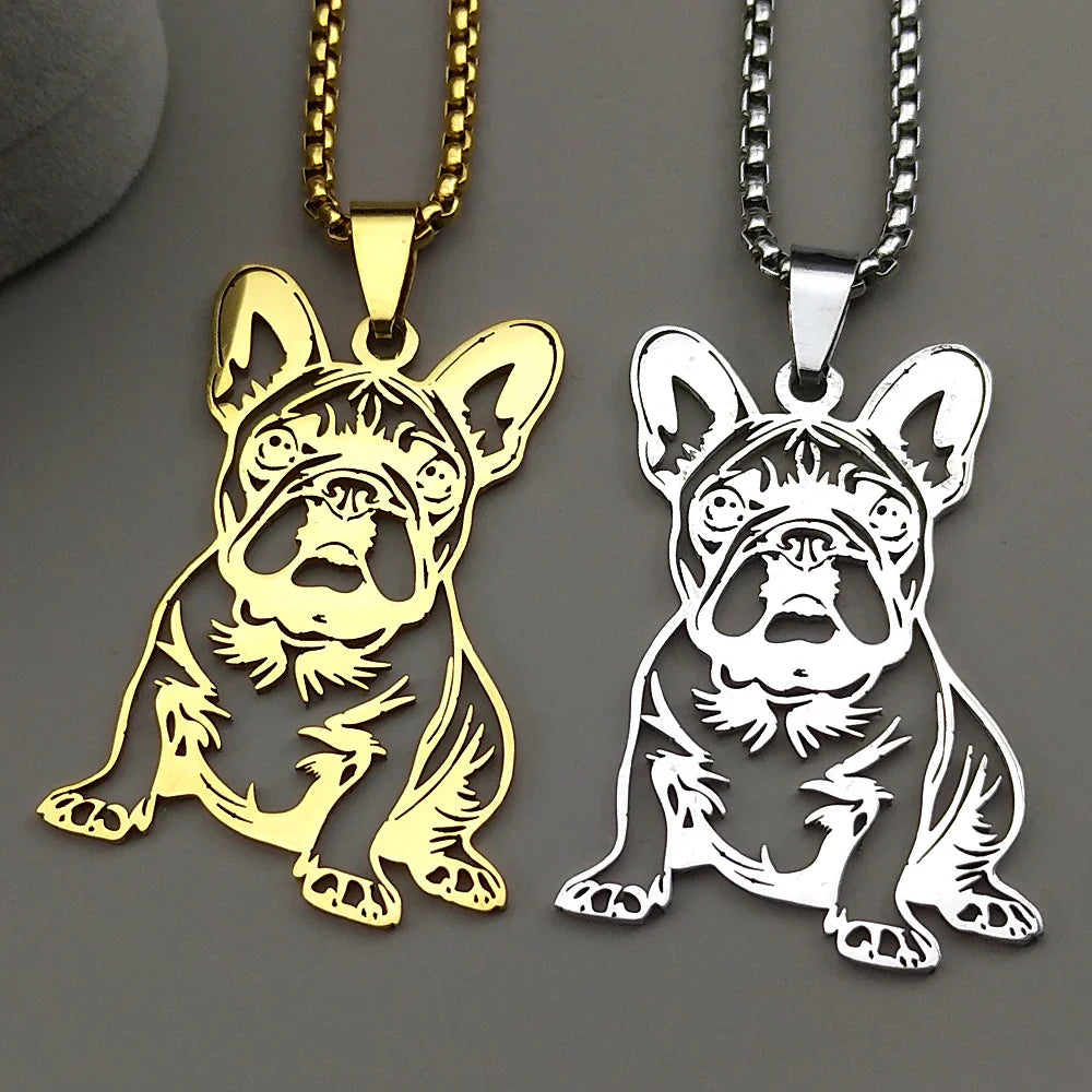 Bulldog - Charming Stainless Steel Necklace