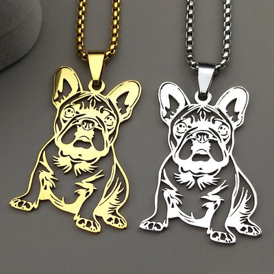 Bulldog - Charming Stainless Steel Necklace