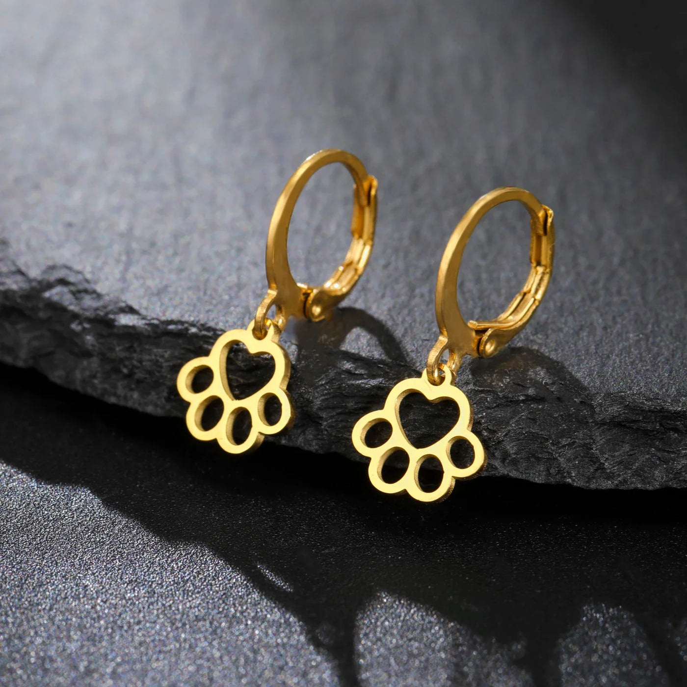 Claw - Cute Stainless Steel Earrings