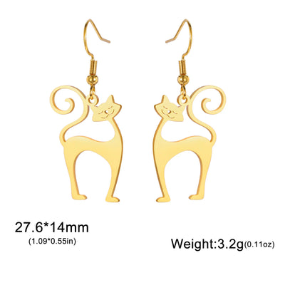 Kitty - Sassy Cat Lover Earrings