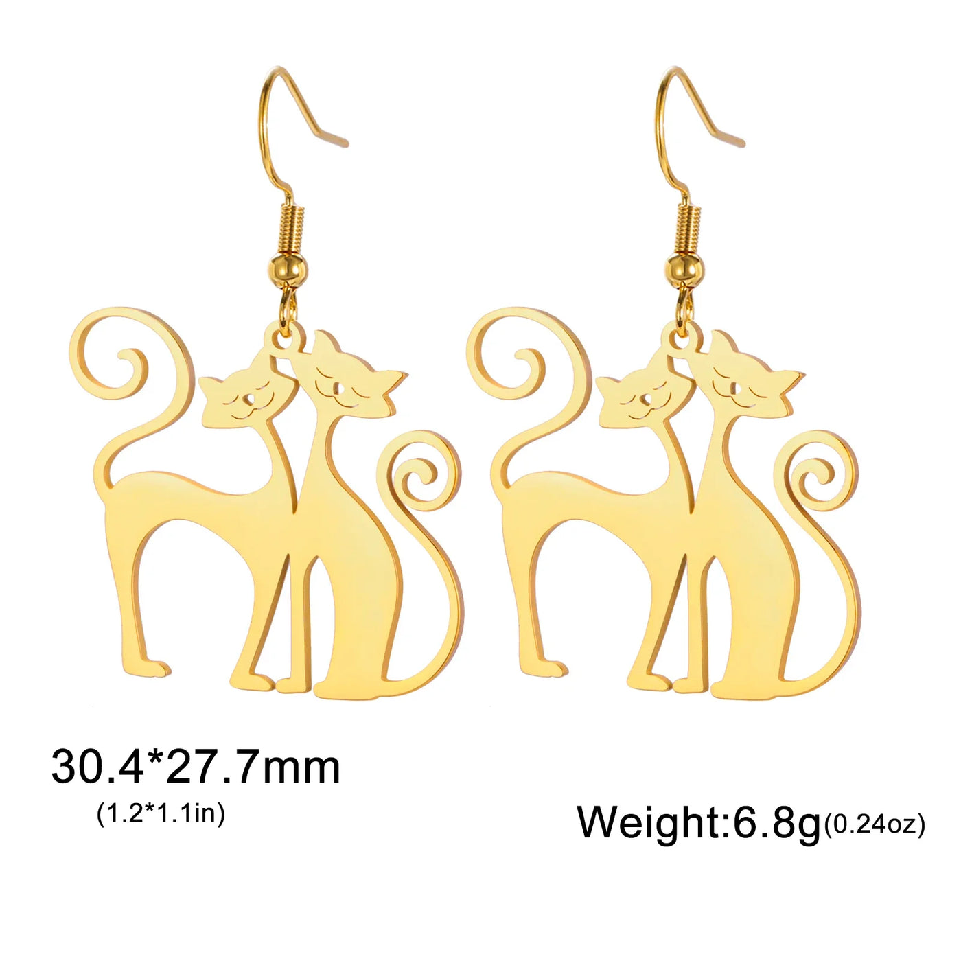 Kitty - Sassy Cat Lover Earrings
