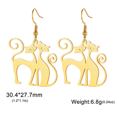 Kitty - Sassy Cat Lover Earrings