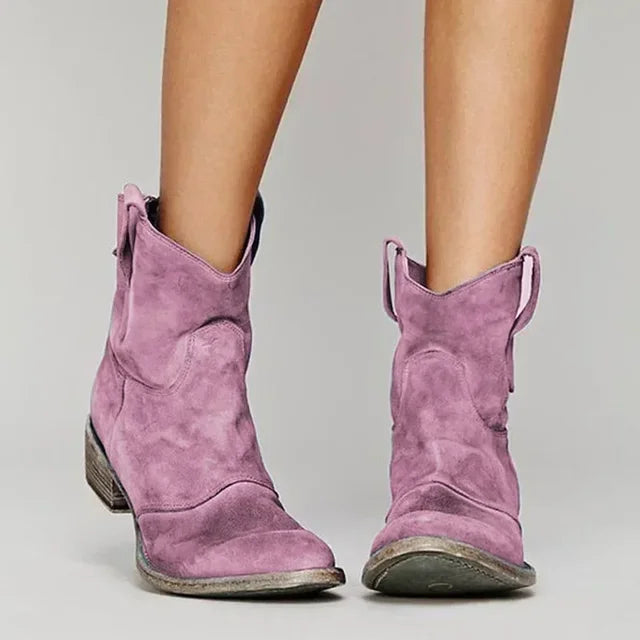 Camellia - Bottes Cowboy Vintage Chic